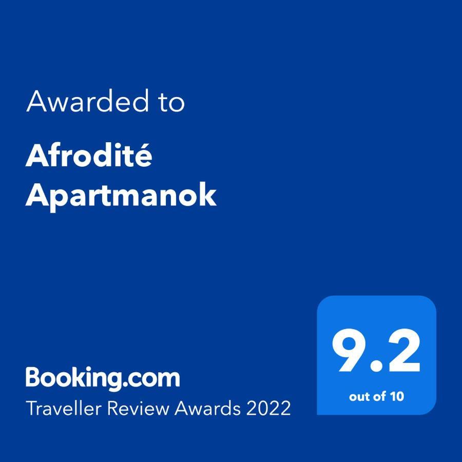 Afrodite Apartmanok เอ็กเกอร์ ภายนอก รูปภาพ